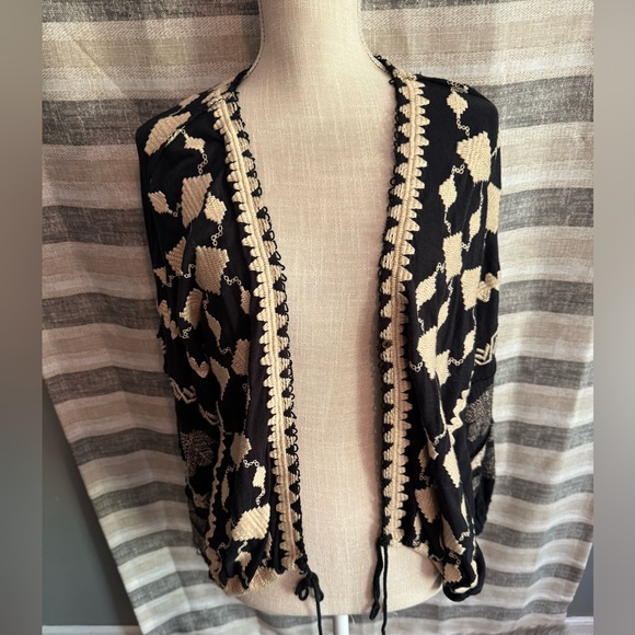 We the free Aztec embroidered cardigan xs - Picture 3 of 7